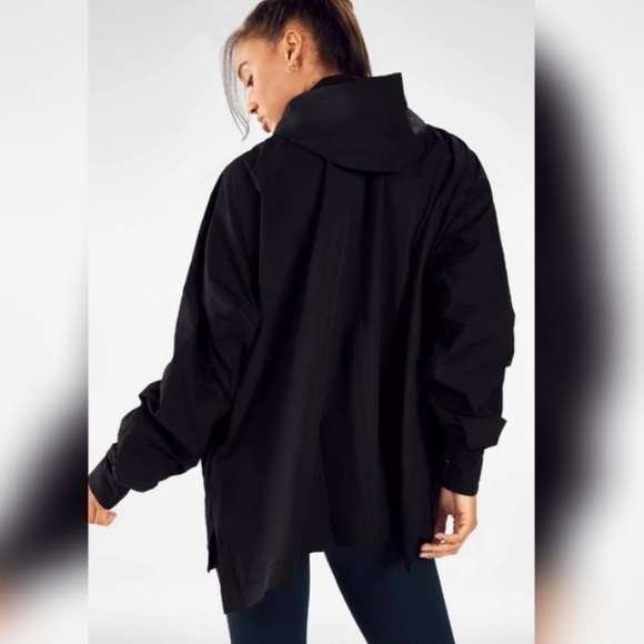 Fabletics Giana Black Oversized Jacket - Picture 4 of 9